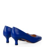 MAVIS -niebieskie czółenka na niskim obcasie - obrazek 4