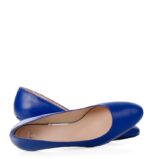 MAVIS -niebieskie czółenka na niskim obcasie - obrazek 6