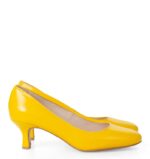 MAVIS - żółte czółenka na niskim obcasie - obrazek 2