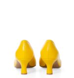 MAVIS - żółte czółenka na niskim obcasie - obrazek 5