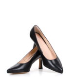 NADINE - Czarne szpilki średni obcas - obrazek 4