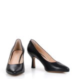 NADINE - Czarne szpilki średni obcas - obrazek 6