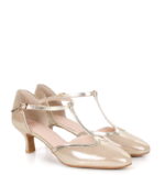 OLIVIA - złote czółenka do tańca - obrazek 3