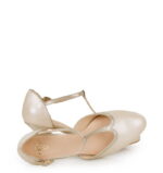 OLIVIA - beżowo-złote czółenka do tańca - obrazek 2