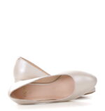 SUSANNA - Beżowe czółenka na grubym słupku - obrazek 4