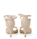 PALOMA- Beżowe sandałki do tańca z paskiem wokół kostki. - obrazek 4