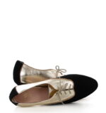 PILAR - Czarno-złote buty treningowe do tańca - obrazek 5