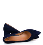 RUTH - GRANATOWE czółenka na słupku - obrazek 6