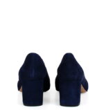 RUTH - GRANATOWE czółenka na słupku - obrazek 8