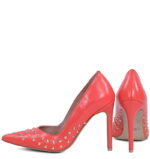 ANAHIT - Czerwone szpilki z dżetami, licowa skóra - obrazek 6