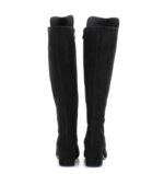 BARB - czarne kozaki za kolano na słupku - obrazek 4