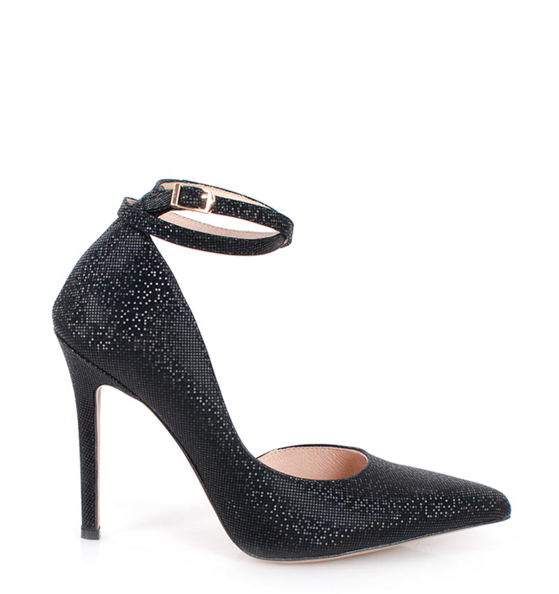 denise-czarne-petek07.jpg DENISE - Czarne szpilki z paskiem błyszczące - obrazek 1