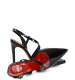 ELISE - Czarne szpilki z odkryta piętą - obrazek 4