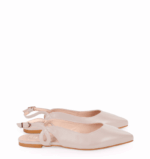 FIONA - Pudrowy róż baleriny z odkrytą piętą