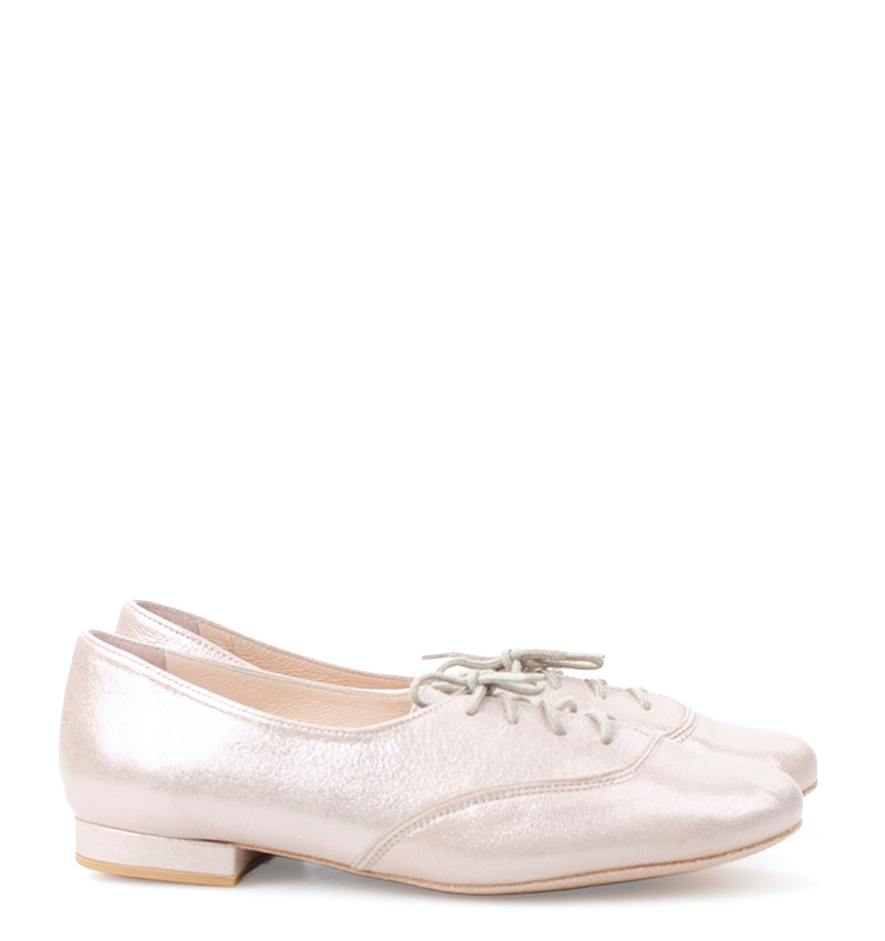 flores_roz.jpg FLORES - buty na płaskim obcasie do ćwiczeń tanecznych, różowe - obrazek 1