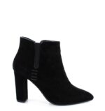 FRANCES- krótkie botki czarne na słupku
