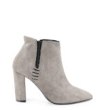 FRANCES- krótkie botki jasno szare na słupku