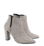FRANCES- krótkie botki jasno szare na słupku - obrazek 2