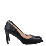 LENA - czarne szpilki błyszczące