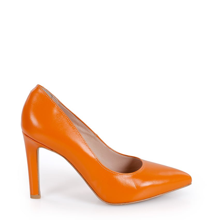 lena02.jpg LENA - Pomarańczowe wysokie szpilki - obrazek 1
