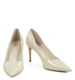 LILY- Ecru perła szpiki z ozdobną piętą - obrazek 5