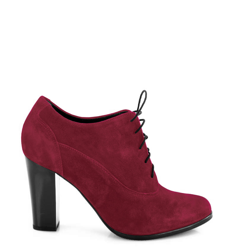 lizzy-1-bordo1689-zamsz.jpg LIZZY - Bordowe botki do kostki na słupku - obrazek 1