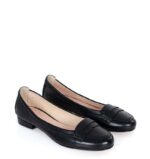 LORA - Czarne mokasyny (baleriny) - obrazek 2
