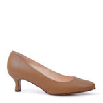 MAVIS - brązowe czółenka na niskim obcasie