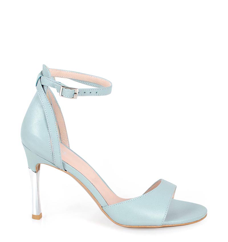 megan-blekitne00.jpg MEGAN - Błękitne sandały srebrna szpilka licowa skóra - obrazek 1