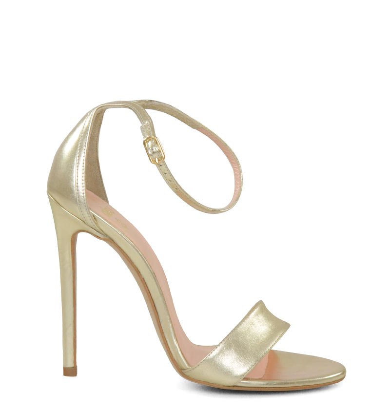 natalie-gold-lico-6.jpg NATALIE - Sandały na wysokiej szpilce złote z licowej skóry - obrazek 1