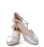 OLIVIA - srebrne czółenka taneczne - obrazek 5