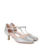 OLIVIA - srebrne czółenka taneczne - obrazek 2