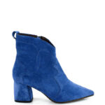 PEGGY- niebieskie botki na słupku