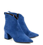 PEGGY- niebieskie botki na słupku - obrazek 2