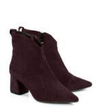 PEGGY- fioletowe botki na słupku - obrazek 2