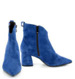 PEGGY- niebieskie botki na słupku - obrazek 3