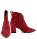 PEGGY- czerwone botki na słupku - obrazek 3