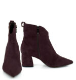 PEGGY- fioletowe botki na słupku - obrazek 3
