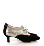 PILAR - Czarno-złote buty treningowe do tańca