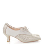 PILAR - Złoto beżowe buty treningowe do tańca