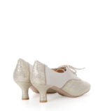 PILAR - Złoto beżowe buty treningowe do tańca - obrazek 3