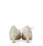 PILAR - Złoto beżowe buty treningowe do tańca - obrazek 4