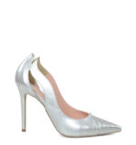 RENI - Srebrne szpilki licowe z wycięciami