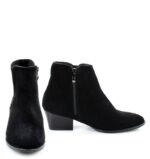 TAYLOR - czarne botki na niskim obcasie - obrazek 3