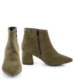 VERA - Zielone botki na grubym słupku - obrazek 3